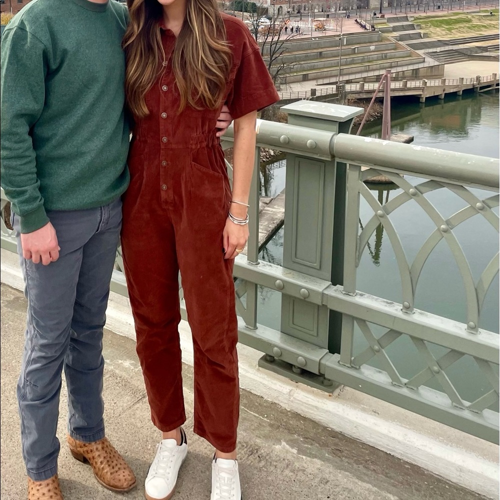 Free people cord jumpsuit